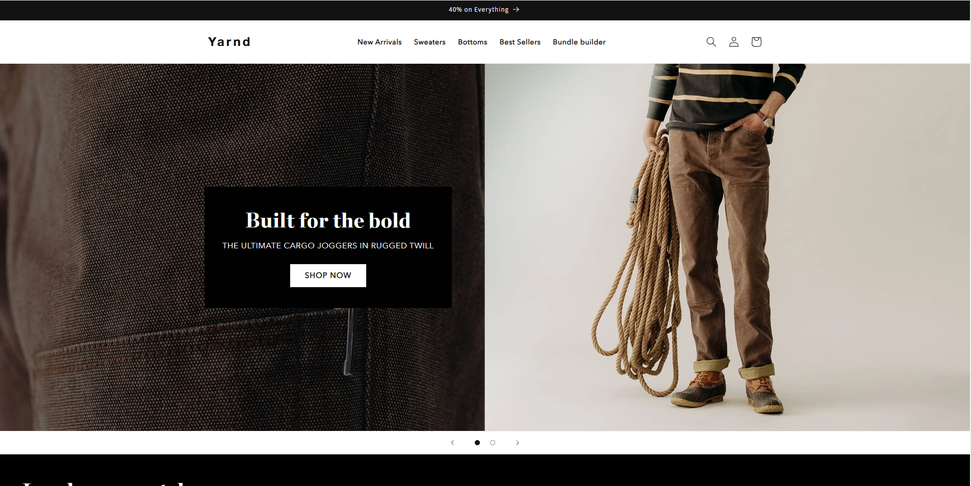 Yarnd shopify theme